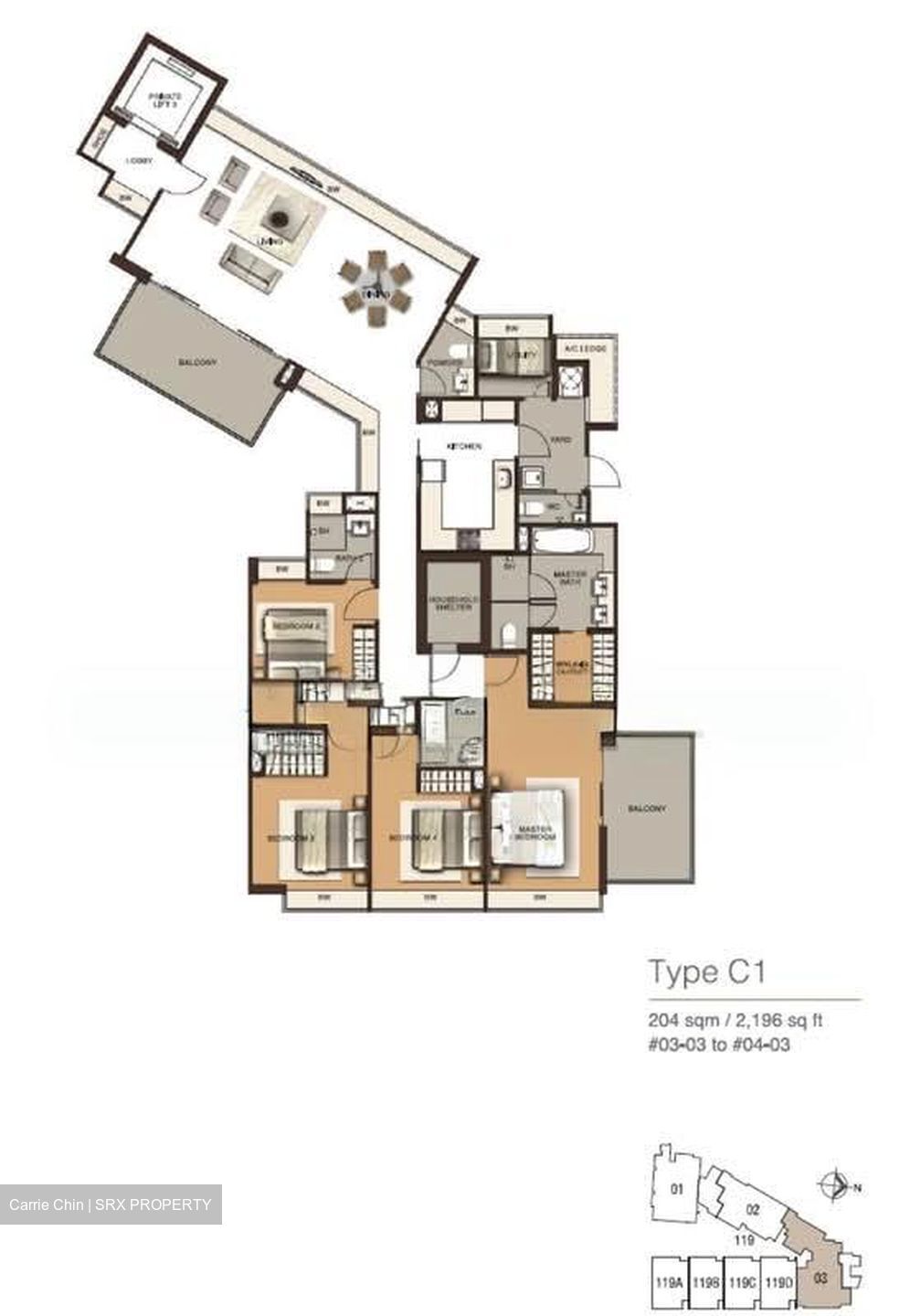 RESIDENCES AT EMERALD HILL (D9), Apartment #578254631